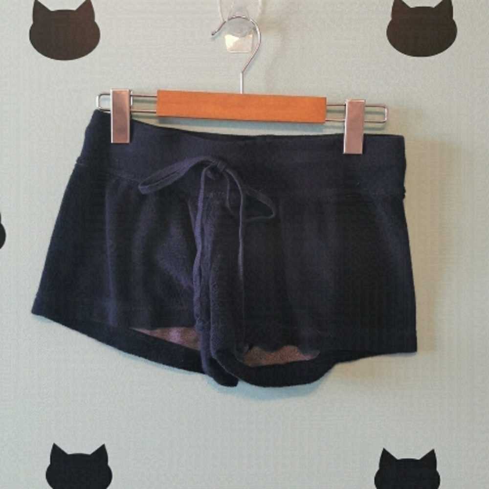 HARD Tail shorts retro french terry navy small
